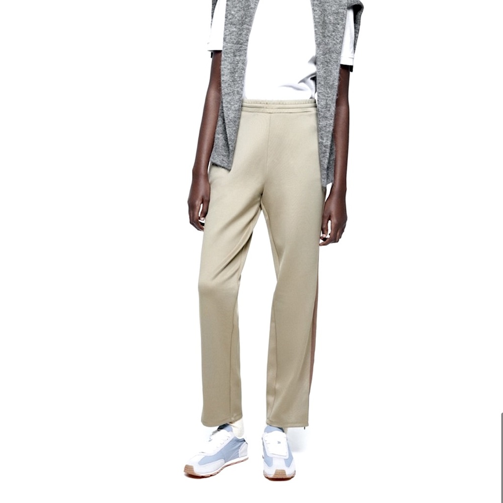 Zara Side Stripe Retro Track Pants